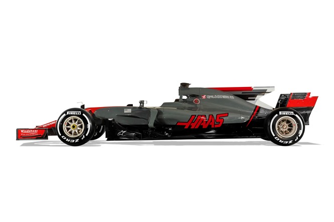 Haas GP VF-17 - side