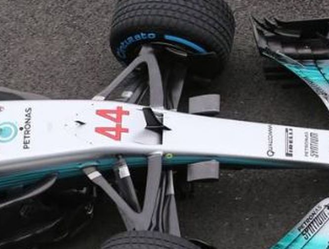 Mercedes F1 2017 angolo caster