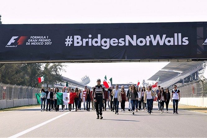 Perez BridgesNotWalls GP Messico