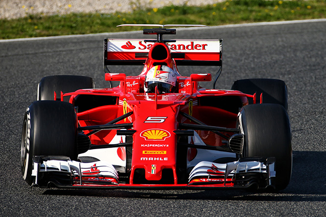 Ferrari Vettel F1 Testing Barcelona, Spain 27 February - 2 March 2017