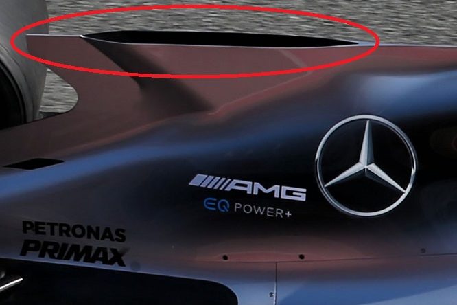 Pinna Mercedes F1-W08