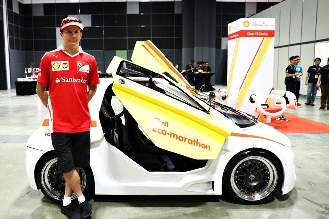 Raikkonen Ferrari Ecomarathon Shell