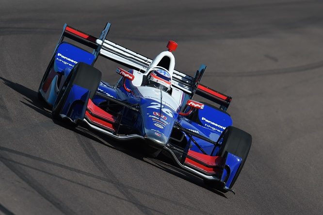 Sato IndyCar test Phoenix 2017