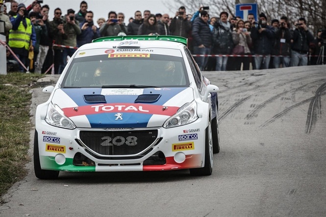 CIR Rally del Ciocco 2017 Andreucci Peugeot