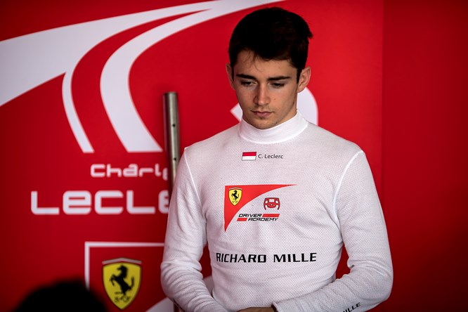 Charles-Leclerc-PREMA-Ferrari-Test-Formula-2-Bahrain