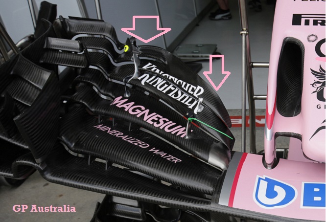 Force India ala anteriore GP Australia 2017