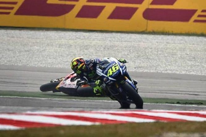 rossi marquez sepang 2015