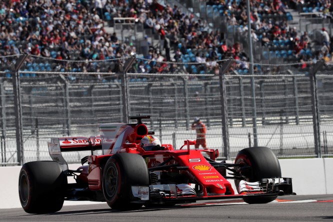 Ferrari Vettel Russian Grand Prix, Sochi 27 - 30 April 2017