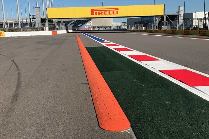 F1 | Modifiche al cordolo di curva due a Sochi