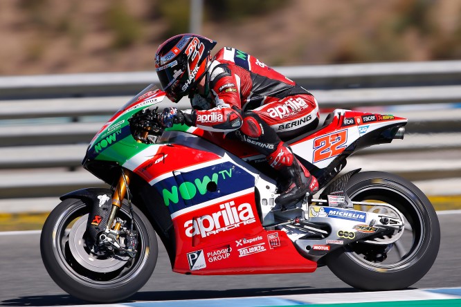 Lowes Aprilia Jerez 17 test