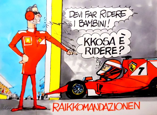 Matitaccia FP raikkonen gp spagna 2017