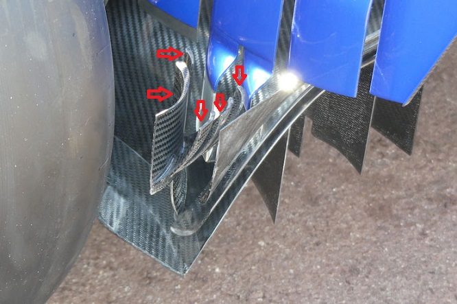 Sauber diffusore GP Monaco 2017