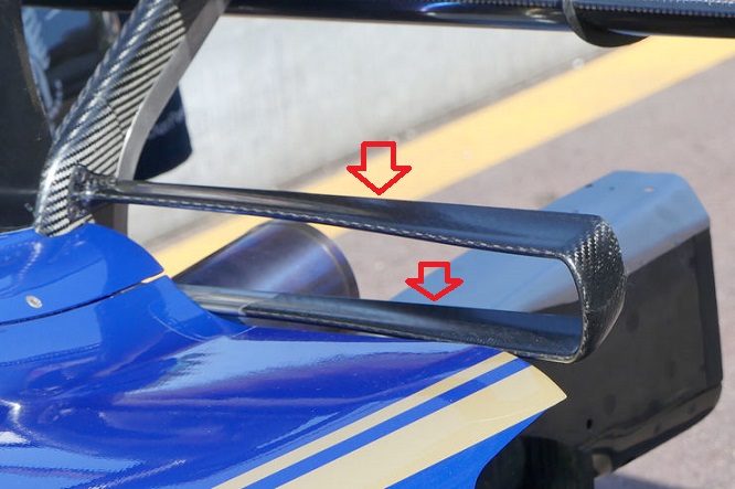 Sauber doppia T-Wing GP Monaco 2017