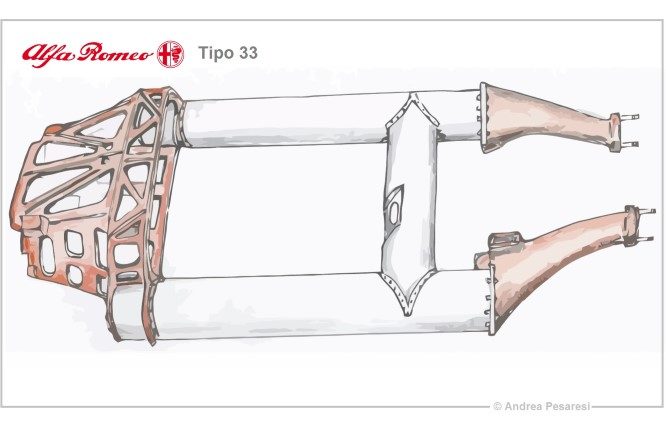 Alfa Romeo T33 66-68 chassis