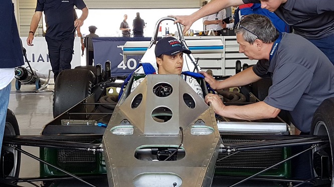 Felipe Massa Williams 40 years Silverstone 2017 FW08B 1982