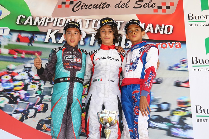 Karting podio 60 Mini Battipaglia 2017