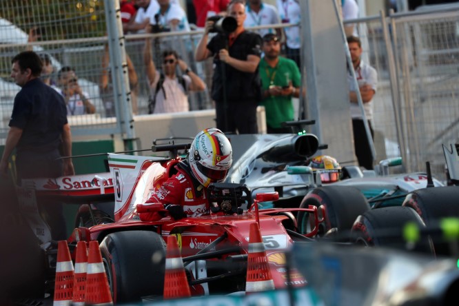 Hamilton e Vettel: colpi proibiti a Baku