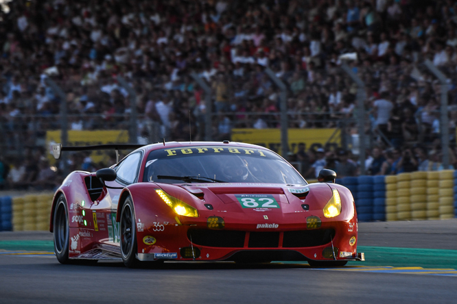 lemansgiovedi-32 Ferrari 488 GTE-Am Le Mans 2017 qualifiche