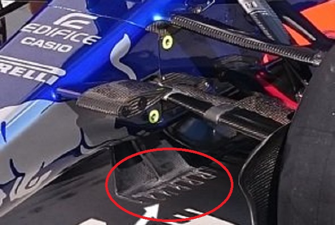 Turning Vanes Toro Rosso GP Ungheria 2017