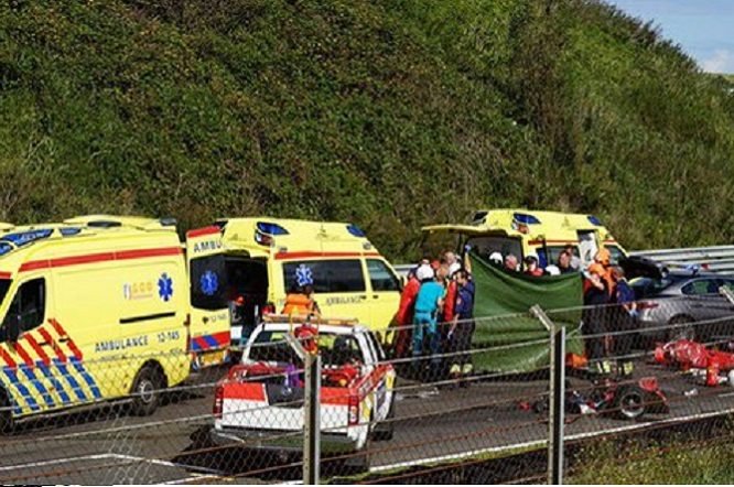 David Ferrer March F1 Historic incidente Zandvoort