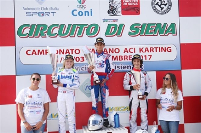 Karting podio gara 1 60 Mini Siena 2017