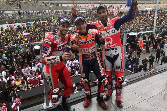 Podio-Misano-2017-Marquez-Dovizioso-Petrucci