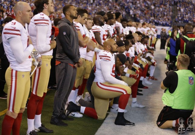 Nfl protesta Trump