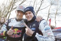 I piloti M-Sport Ogier e Tanak