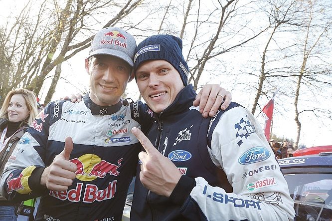 I piloti M-Sport Ogier e Tanak