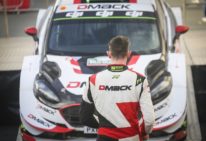 Evans e la sua Ford Fiesta DMack