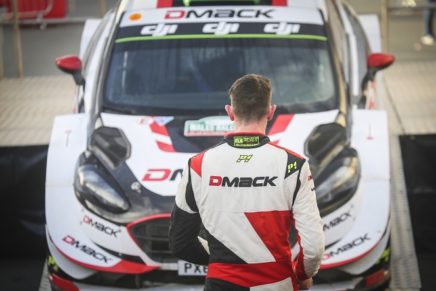 Evans e la sua Ford Fiesta DMack