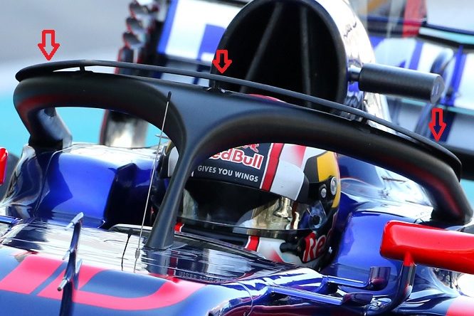 Halo Toro Rosso Abu Dhabi test 2017