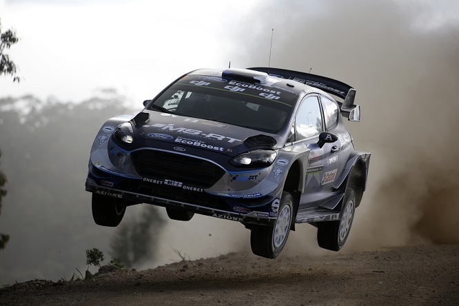 Tanak in azione al Rally Australia