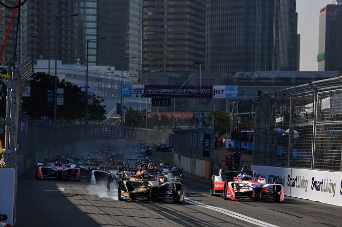 Formula E Hong Kong 2017 Heidfeld e Vergne