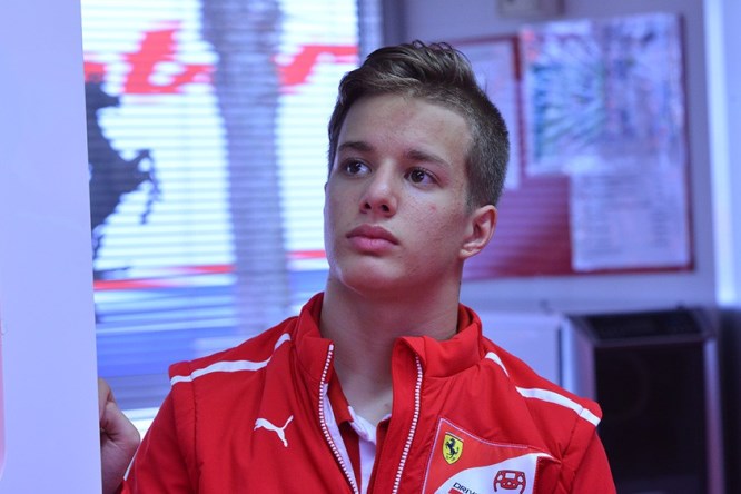 F1 | Gianluca Petecof nella Ferrari Driver Academy