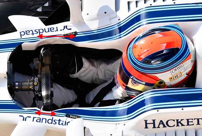Kubica-abitacolo Williams test Abu Dhabi