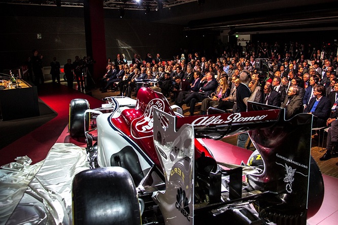 Sauber Alfa Romeo presentazione dicembre 2017