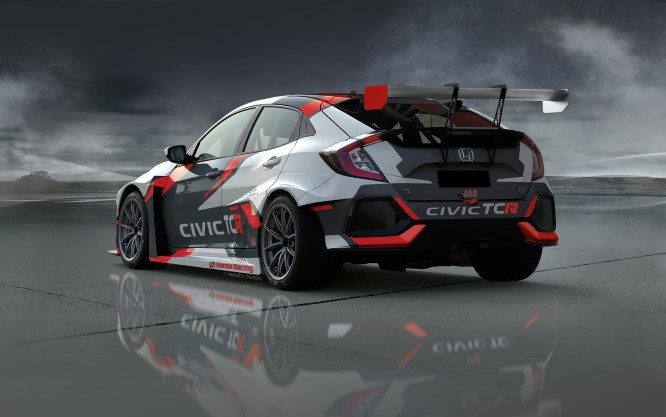 CIVIC TCR 2018 REAR (Custom)