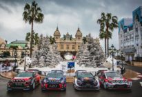 WRC 2018 Rally Monte Carlo foto gruppo auto