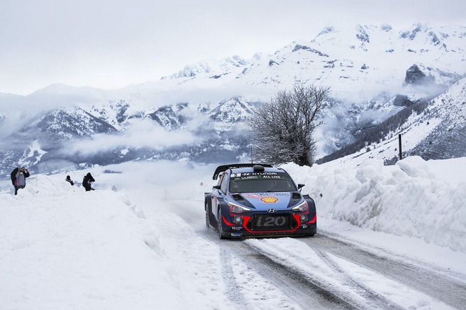 WRC 2018 Rally Monte Carlo Neuville Hyundai