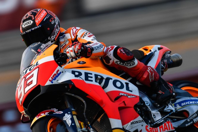 Marquez festeggia il compleanno con il primato nei test