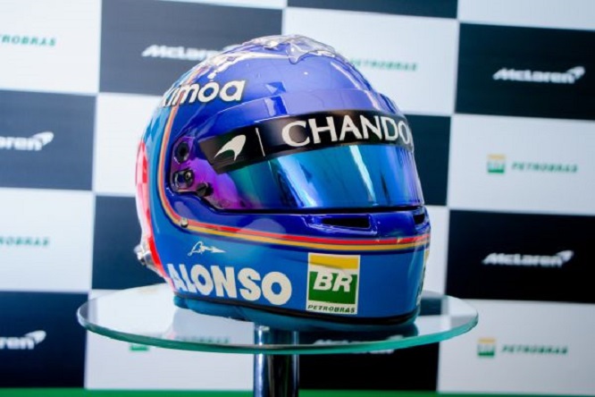 Alonso casco McLaren 2018 foto 2