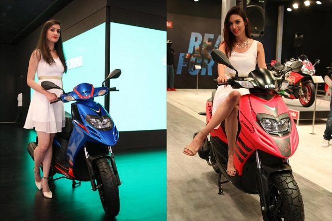 Aprilia, uno scooter pistaiolo e un altro dakariano