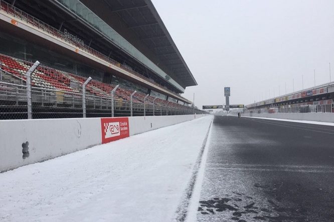 Barcellona_Meteo_Neve_Test F1 2018