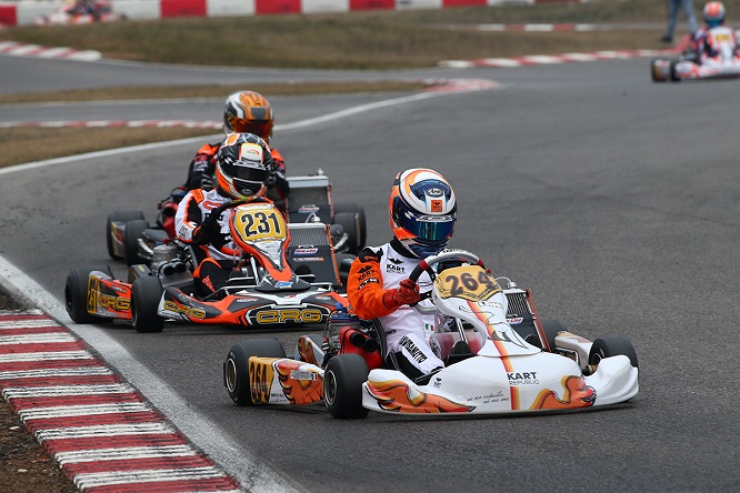 OK Kart Trevisanutto Lonato 2018 manches Winter Cup