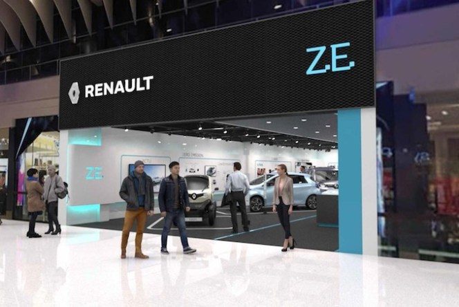 Renault, ecco il primo negozio per le auto elettriche