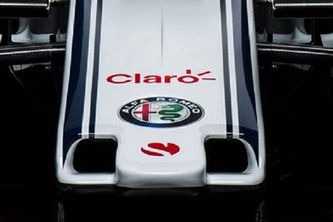 Sauber C37 dettaglio muso