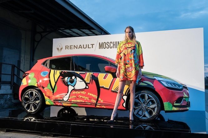 Una Clio alla moda firmata Moschino