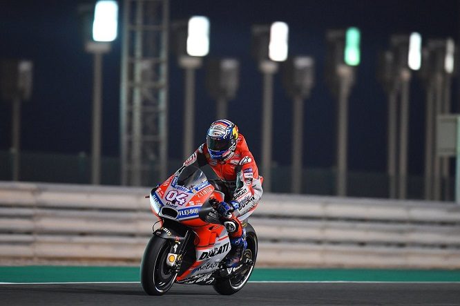 GP Qatar 2018, PL2: Dovizioso precede Petrucci