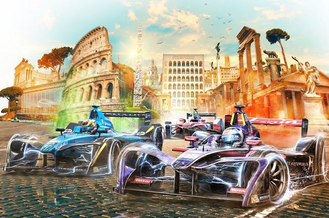 Formula E ePrix Roma 2018 locandina